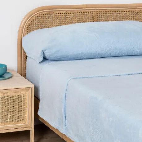 Jogo de lençóis veludo liso cama-90