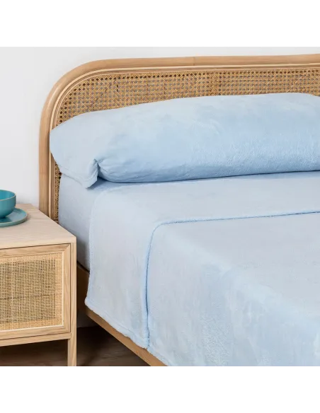 Jogo de lençóis veludo liso cama-90