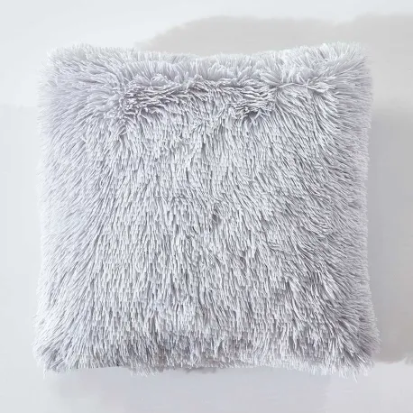 Almofada de pelo Chin lisa 45x45 almofadas