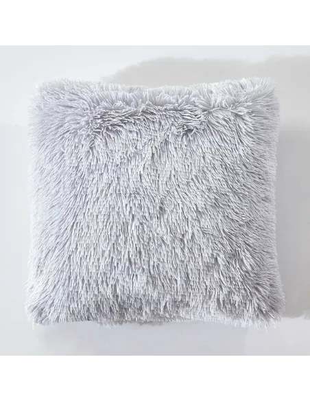 Almofada de pelo Chin lisa 45x45 almofadas