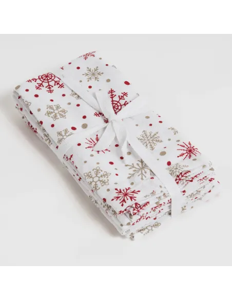 Conjunto 4 guardanapos Winter toalhas-de-mesa