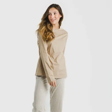Pijama algodão Raya Kodac arena pijamas-compridos-de-mulher