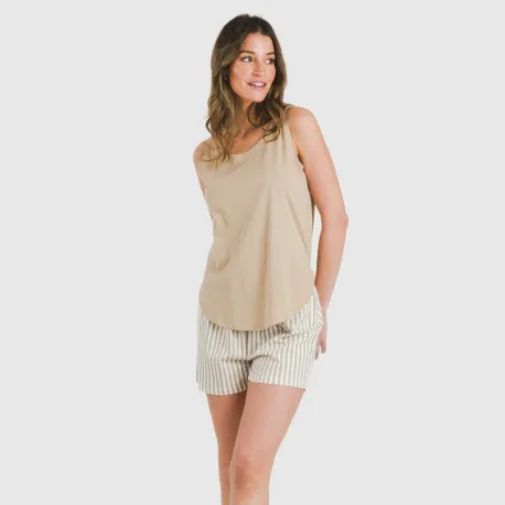 Pijama curto algodão Raya Kodac arena pijamas-curtos-mulher
