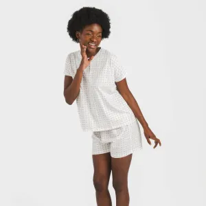 Pijama curto manga fluída...