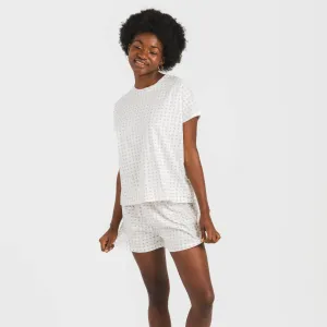 Pijama curto manga fluída... 2