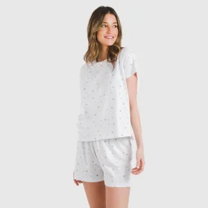 Pijama curto manga fluída... 2