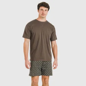 Pijama curto algodão homem... 2