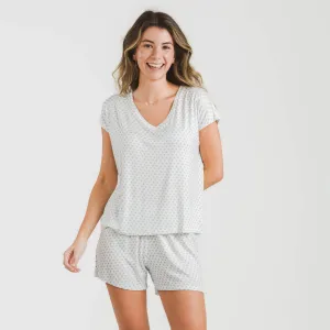 Pijama curto manga fluída...