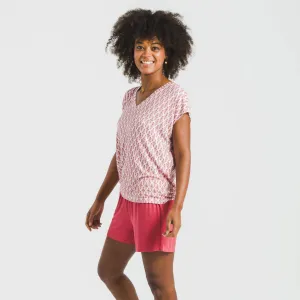 Pijama curto manga fluída... 2