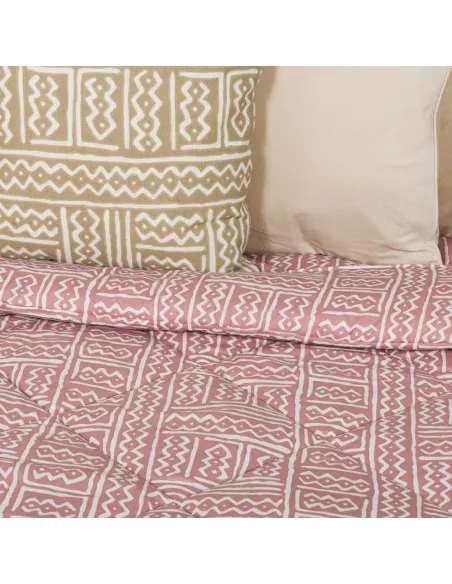 Edredão estampado Vinuesa malva edredoes-estampados