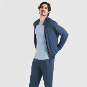 Casaco viscosa homem liso 2