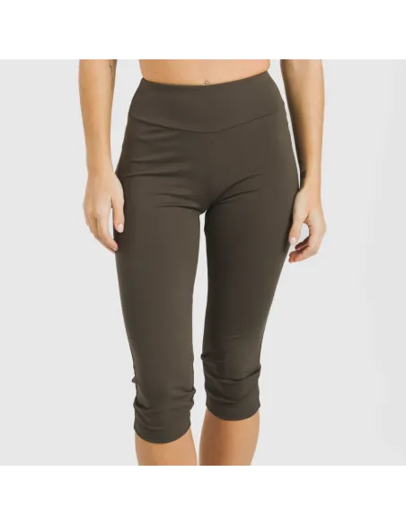 Legging midi desportivo técnico liso roupa-para-estar-por-casa