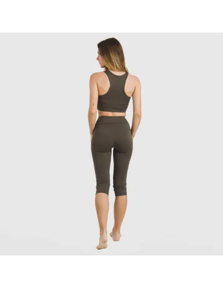 Legging midi desportivo técnico liso roupa-para-estar-por-casa