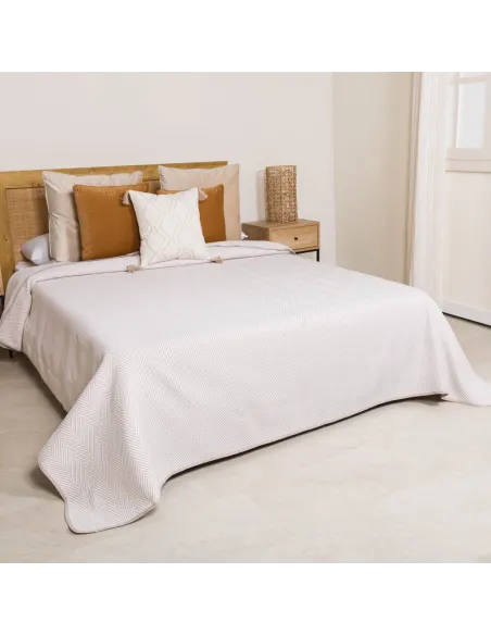 Colcha duplo tecido jacquard Delta topo colchas-jacquard