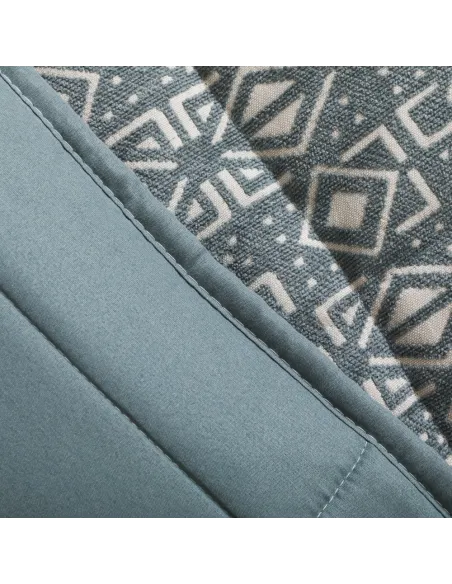 Colcha jacquard chenilla Tiberio verde francês - 120gr colchas-jacquard