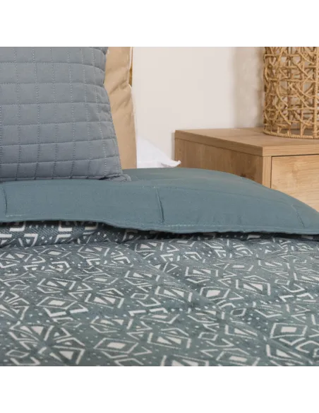 Colcha jacquard chenilla Tiberio verde francês - 120gr colchas-jacquard