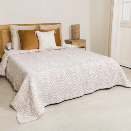 Colcha duplo tecido jacquard Liri topo colchas-jacquard