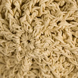 Saco redondo ráfia natural 2