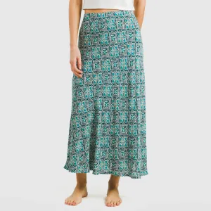 Saia midi viscosa bambula...