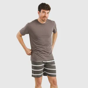 Pijama curto algodão homem...