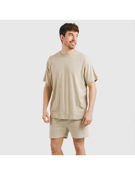 Pijama curto algodão homem Raya Kodac arena pijamas-curtos-homem