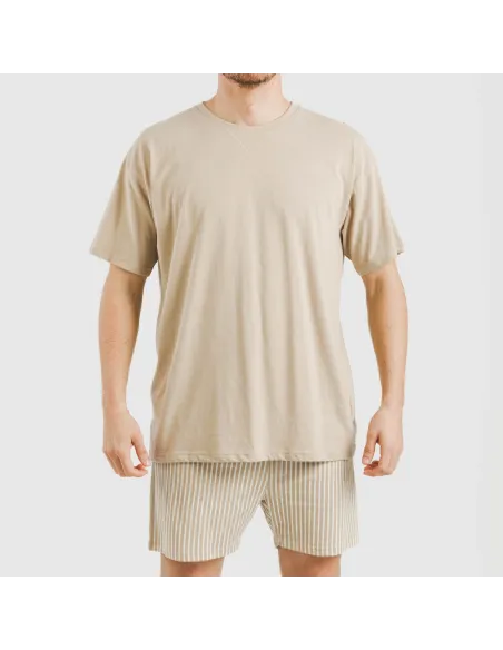 Pijama curto algodão homem Raya Kodac arena pijamas-curtos-homem