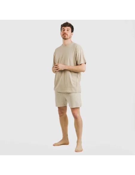 Pijama curto algodão homem Raya Kodac arena pijamas-curtos-homem