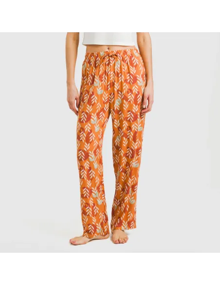 Calças viscosa Lumi caldera pantalones-comodos-mujer
