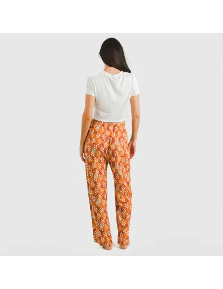 Calças viscosa Lumi caldera pantalones-comodos-mujer