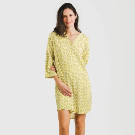 Túnica viscosa Clau lima vestidos-mulher