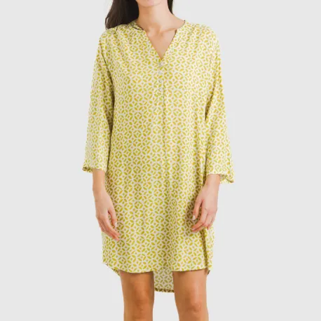 Túnica viscosa Clau lima vestidos-mulher