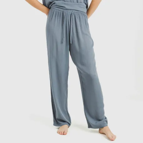 Calças viscosa bambula liso roupa-para-estar-por-casa