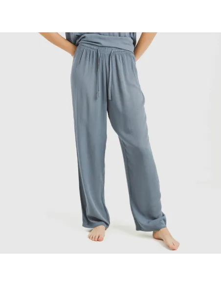 Calças viscosa bambula liso roupa-para-estar-por-casa
