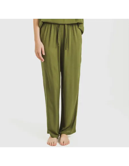 Calças viscosa bambula liso roupa-para-estar-por-casa