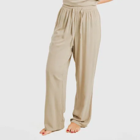 Calças viscosa bambula liso roupa-para-estar-por-casa