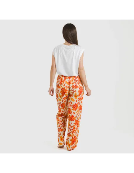 Calças viscosa Rando caldera pantalones-comodos-mujer