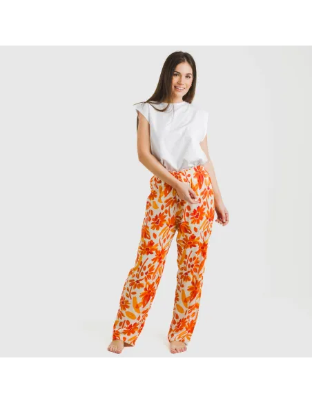 Calças viscosa Rando caldera pantalones-comodos-mujer