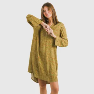 Túnica viscosa Silda verde...