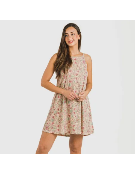 Vestido curto alças crepe Jessica vestidos-mulher