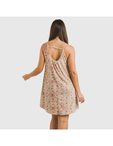 Vestido curto alças crepe Jessica vestidos-mulher