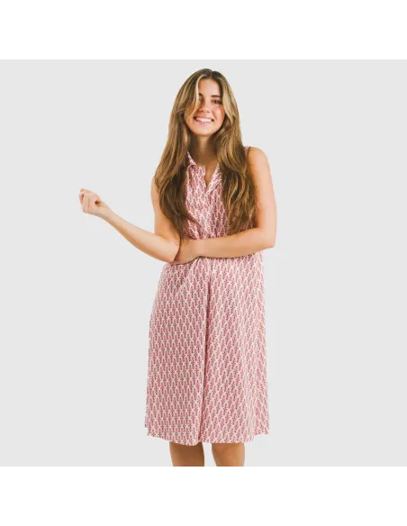 Vestido curto com gola e lapela soft Serbia marsala vestidos-mulher