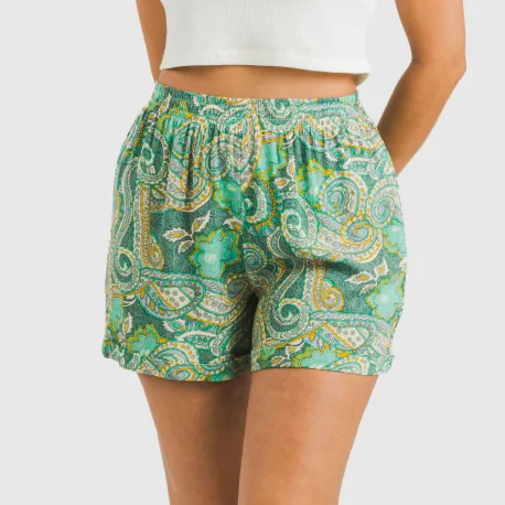 Calções viscosa bambula Patme verde pantalones-comodos-mujer
