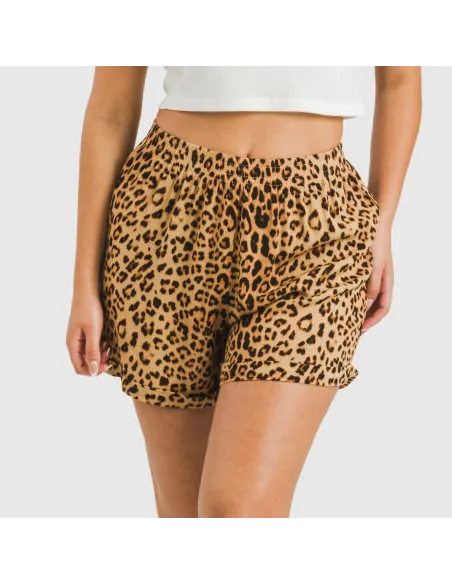 Calções viscosa bambula Leo pantalones-comodos-mujer