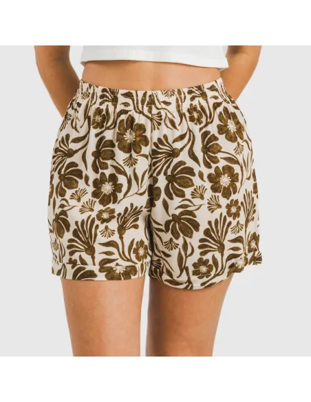 Calções viscosa bambula Alexis castanho pantalones-comodos-mujer