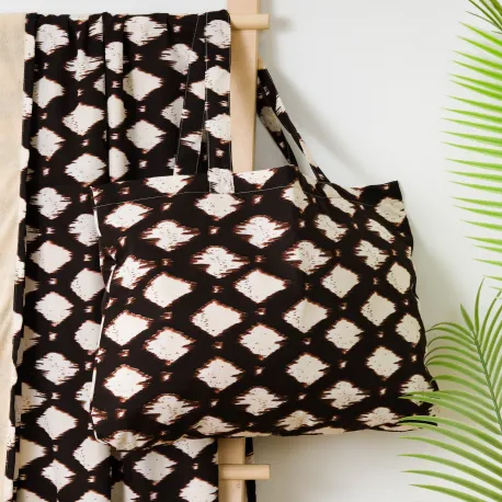 Pack Toalha Pareo + Bolsa Orlando preto praia