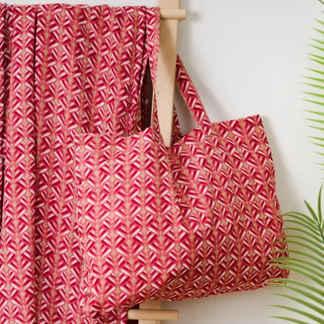 Pack Toalha Pareo + Bolsa Eloina marsala praia