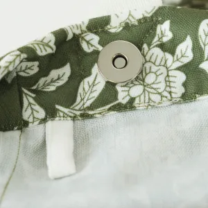 Saco em lona Mozarabe verde 2