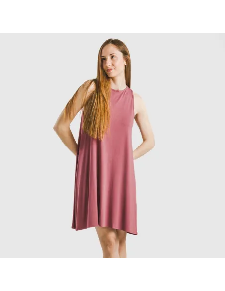 Vestido curto alças viscosa roupa-para-estar-por-casa