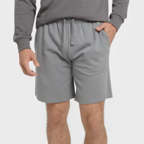 Calções básico desportivo homem liso roupa-para-estar-por-casa