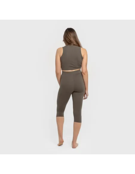 Top alças algodão desportivo liso roupa-para-estar-por-casa